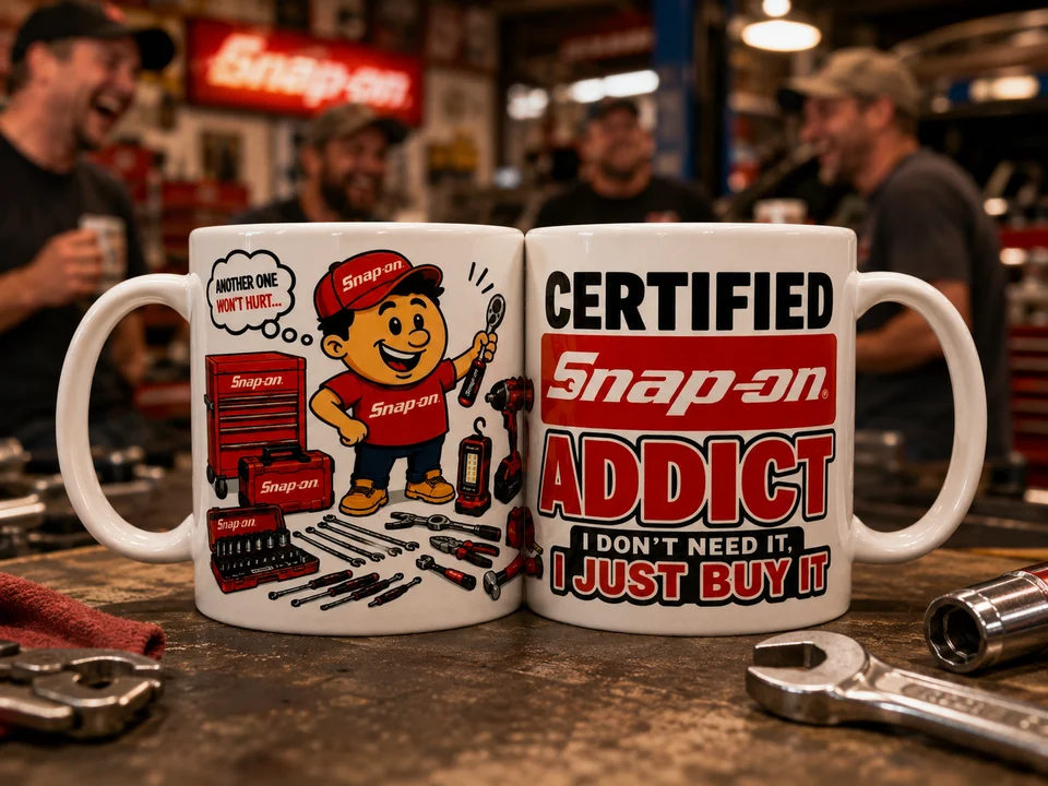 Snap on Tools Addict - Spanners, Drill, Impact, Funny Gift