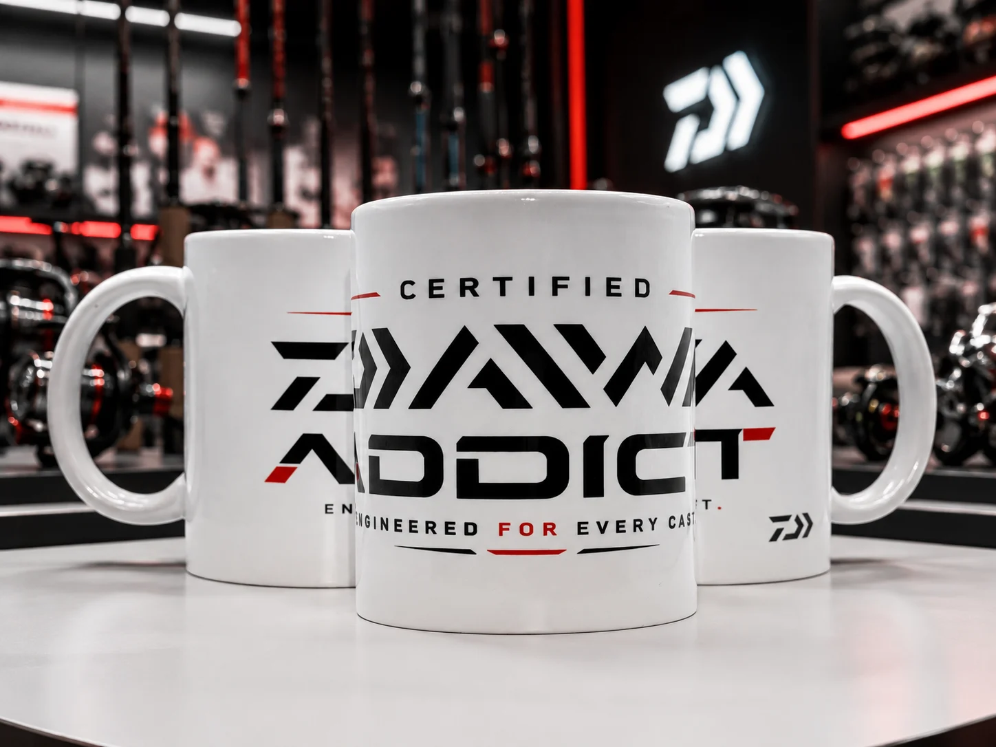 Daiwa Tournament, Pole, Reels, Rods, Fishing Addict Mug