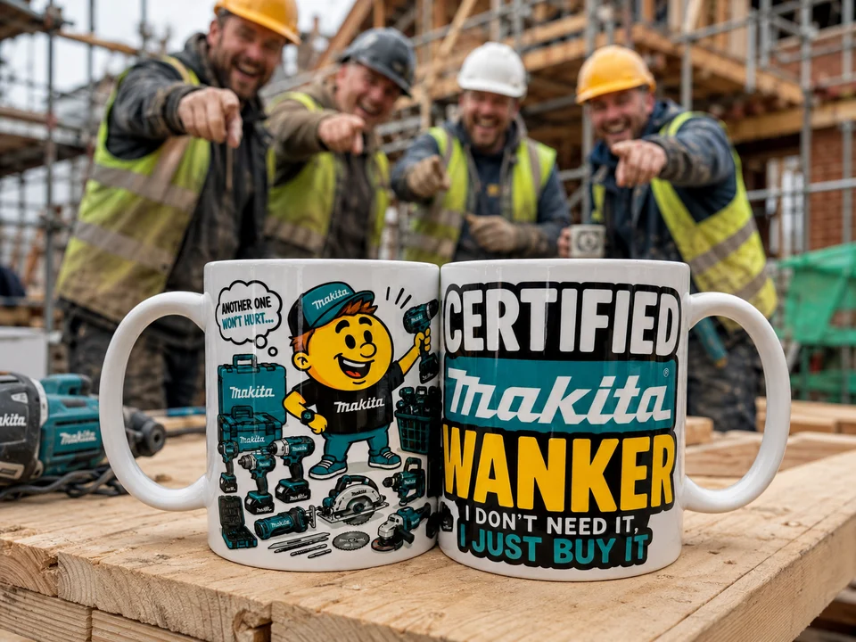 Funny Makita Wanker Mug - Makita Tools Gift